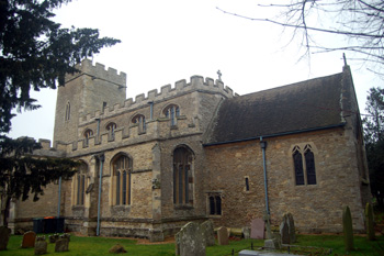 The church from the south-east February 2011